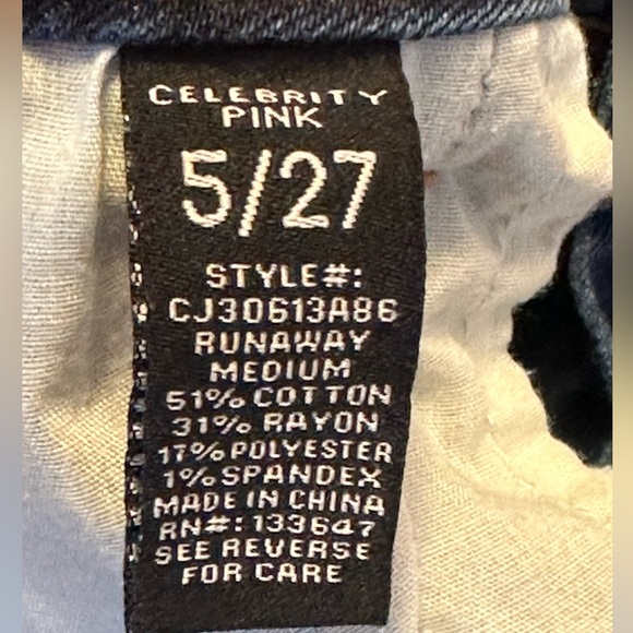 Adorable EUC Celebrity Pink Denim Shorts - Picture 5 of 7